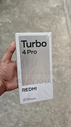 শাওমি রেডমি টার্বো ৪ প্রো ২৫৬ জিবি কালো