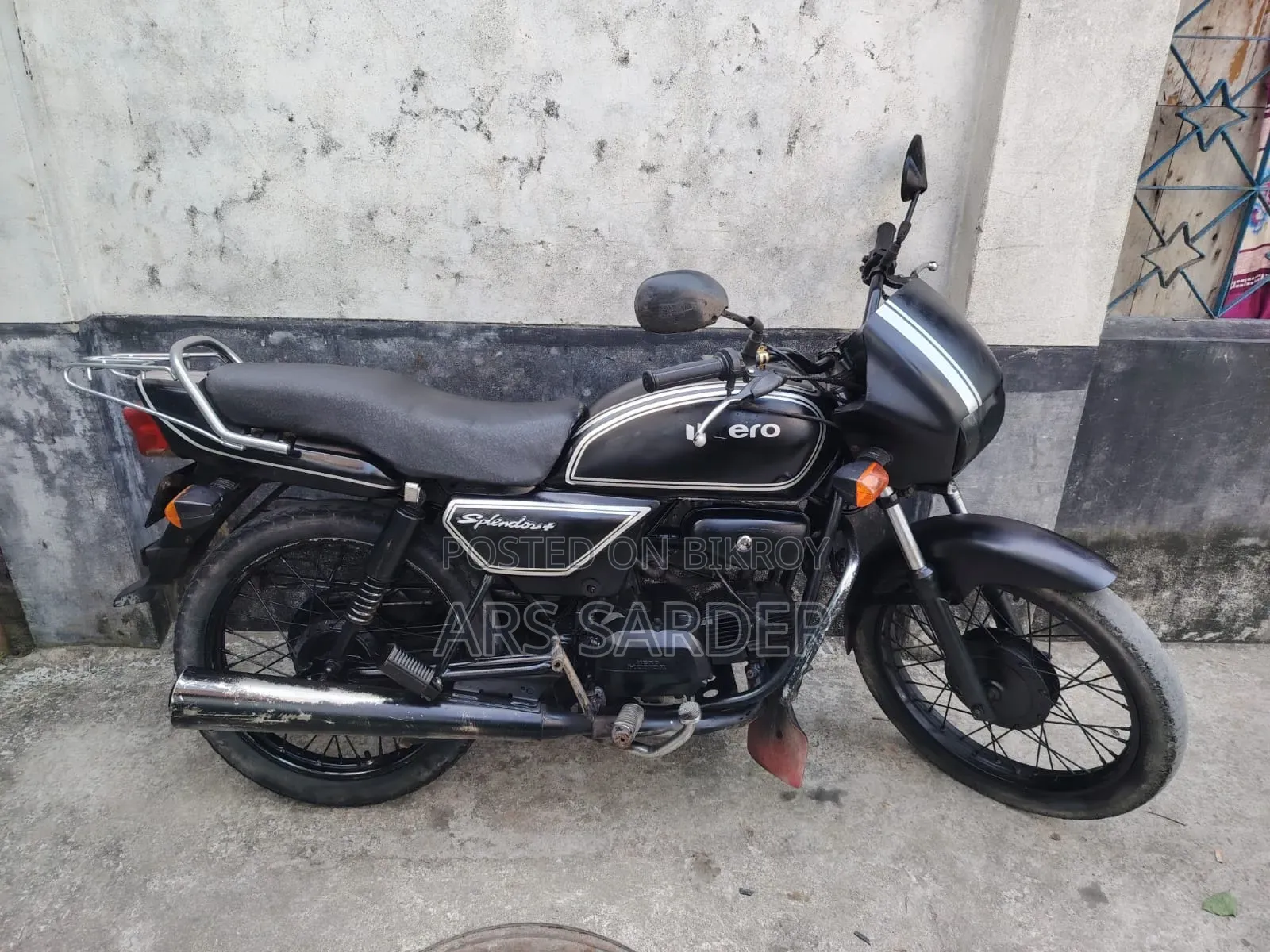 Hero Splendor Plus 2009 Black