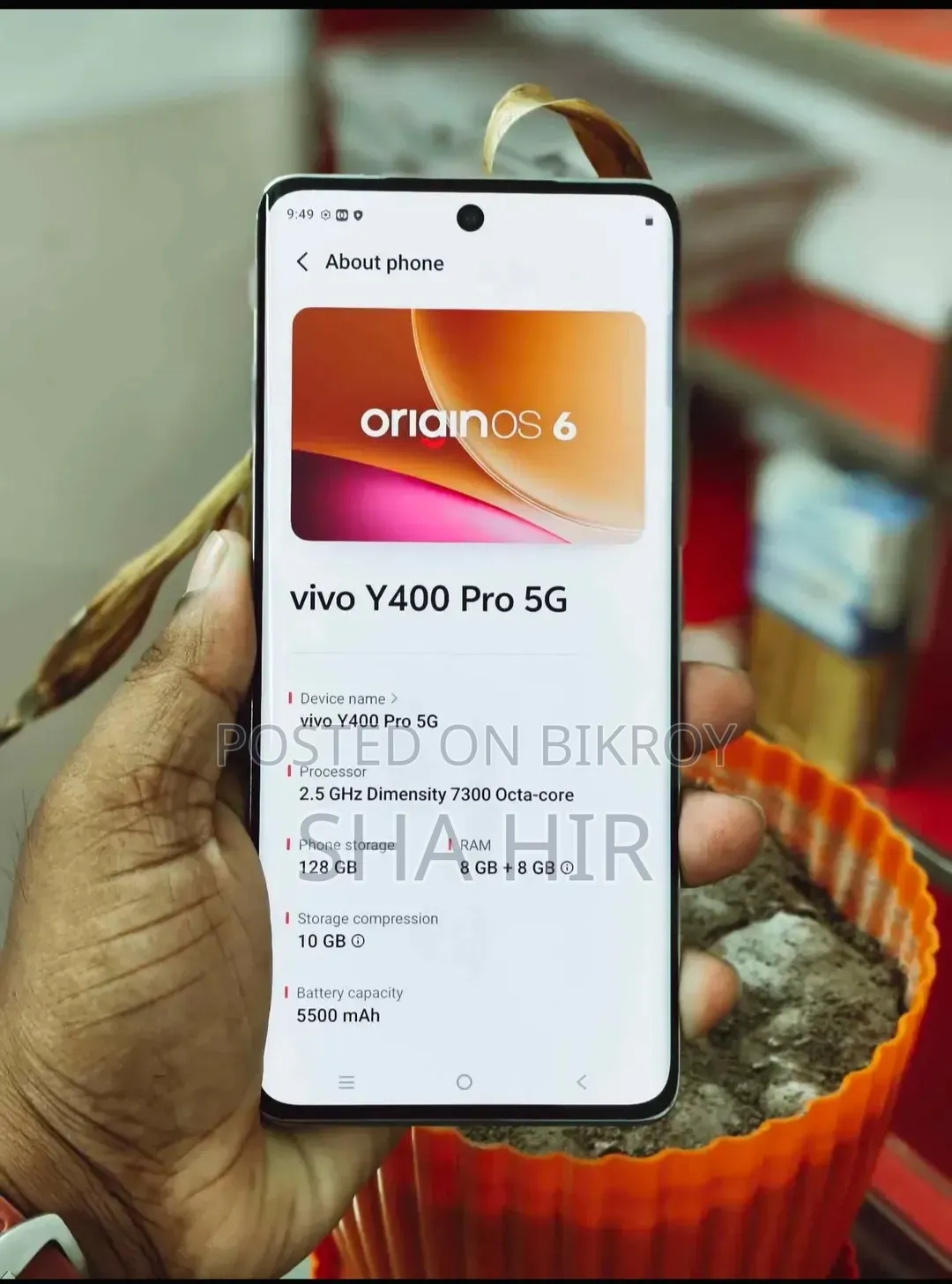Vivo Y400 Pro 128 GB White