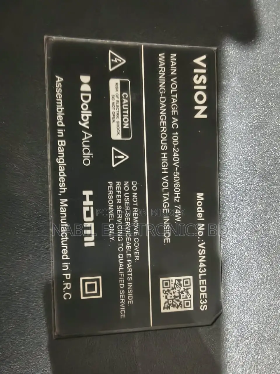 Vision 43" Fresh Voice Control Led TV