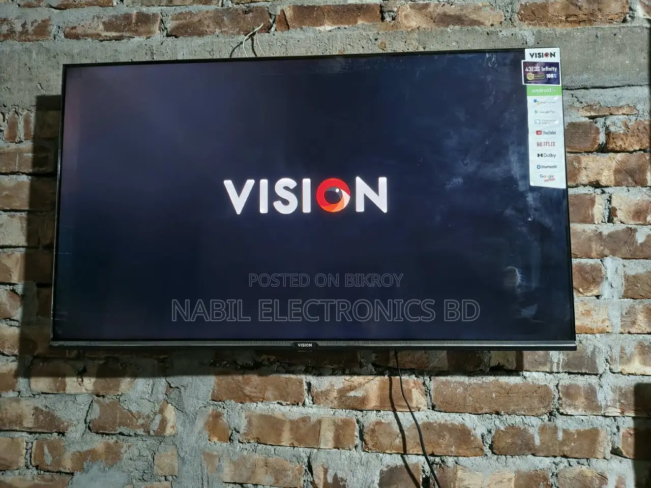 Vision 43" Fresh Voice Control Led TV