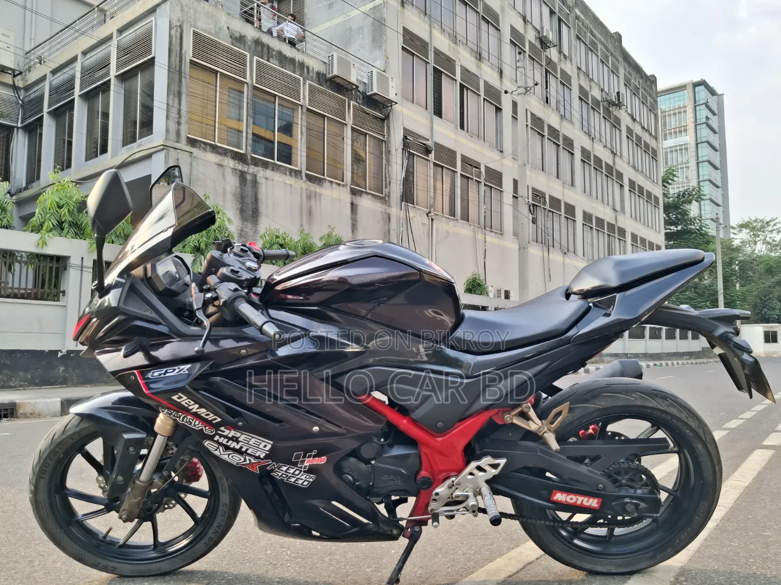 জিডিপিএক্স ডেমন ১৫০জিআর এফআই ২০২২ ব্ল্যাক