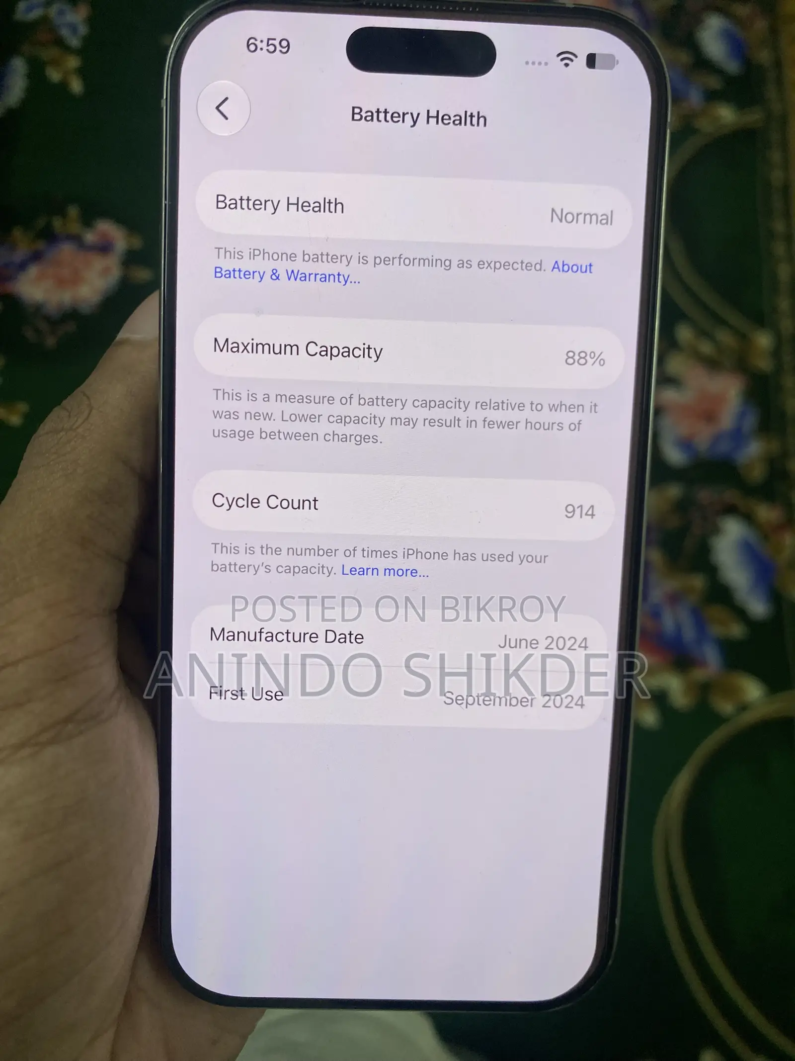 Apple iPhone 16 Pro 256 GB Silver