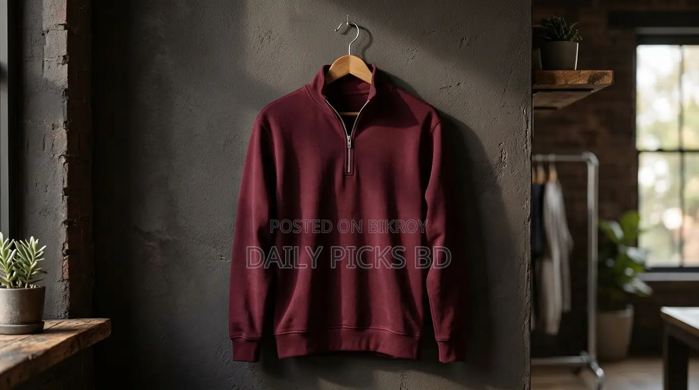Stylish High Neck Sweatshirt