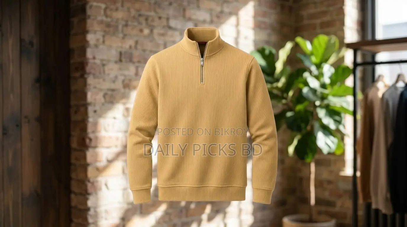Stylish High Neck Sweatshirt