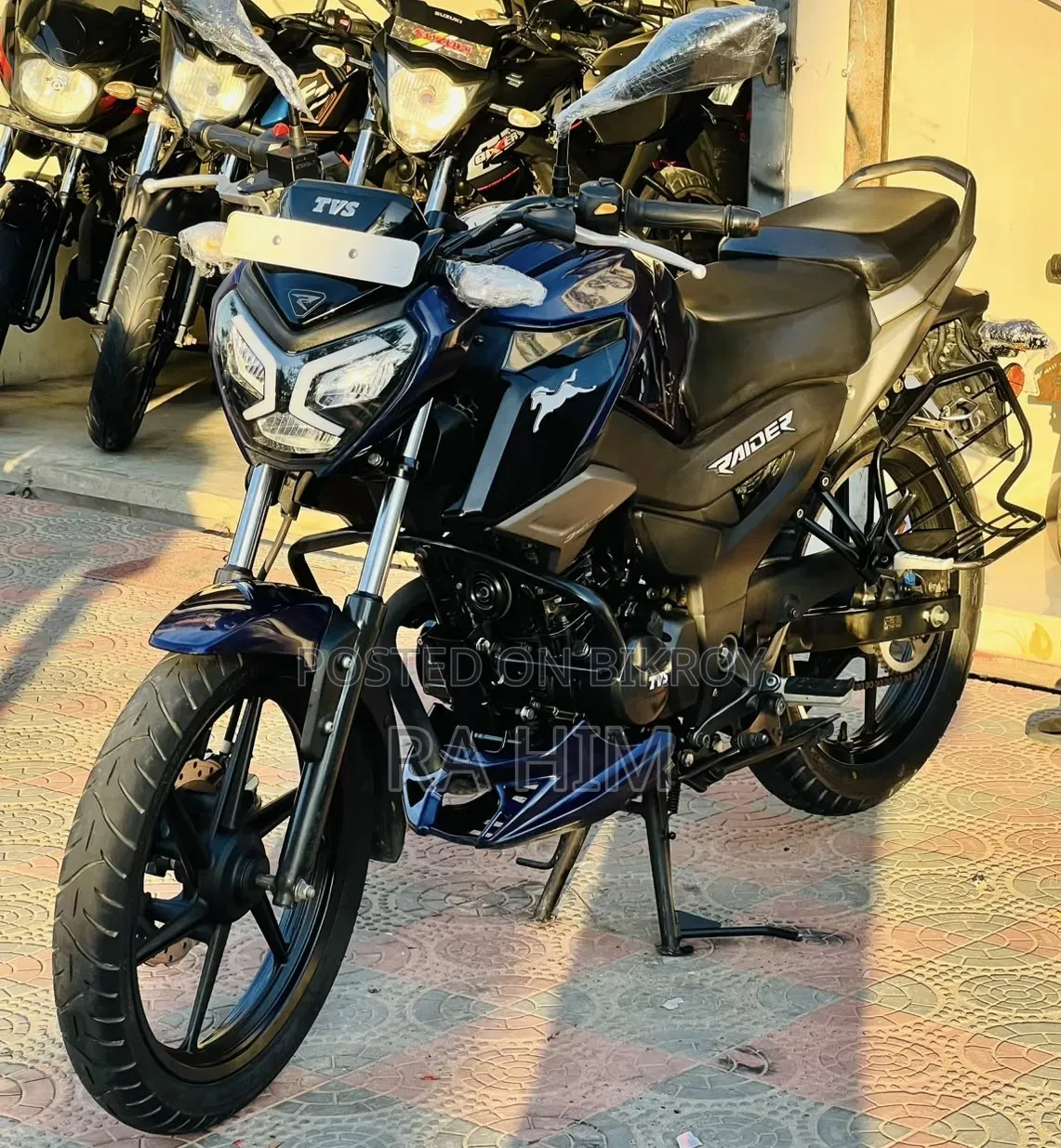 New TVS Raider 125 2024 Blue