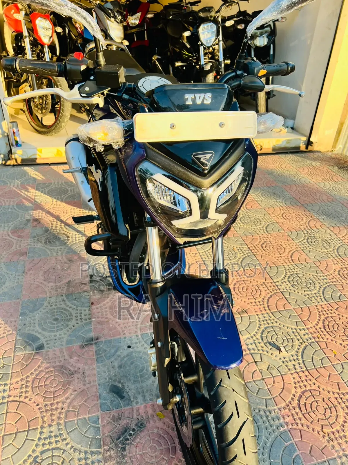 New TVS Raider 125 2024 Blue