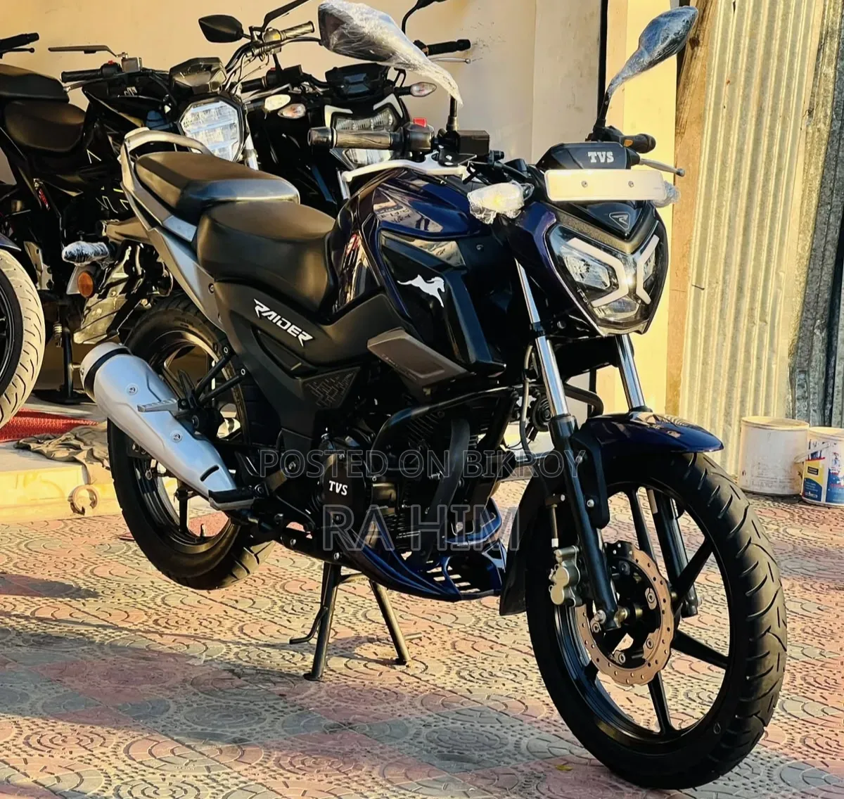 New TVS Raider 125 2024 Blue