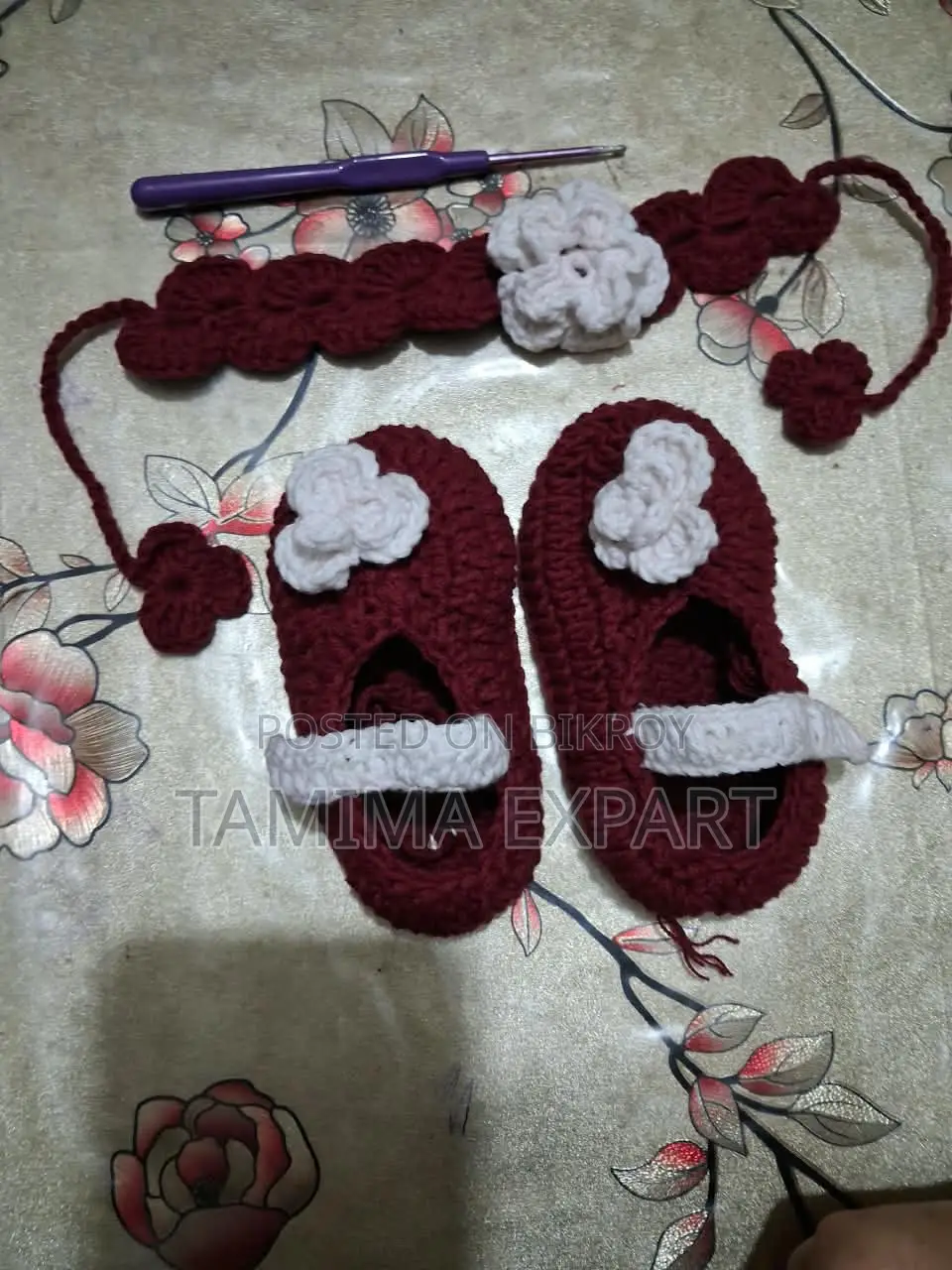বাচ্চাদের কুশিকাটার জুতা হেয়ার ব্যান্ড