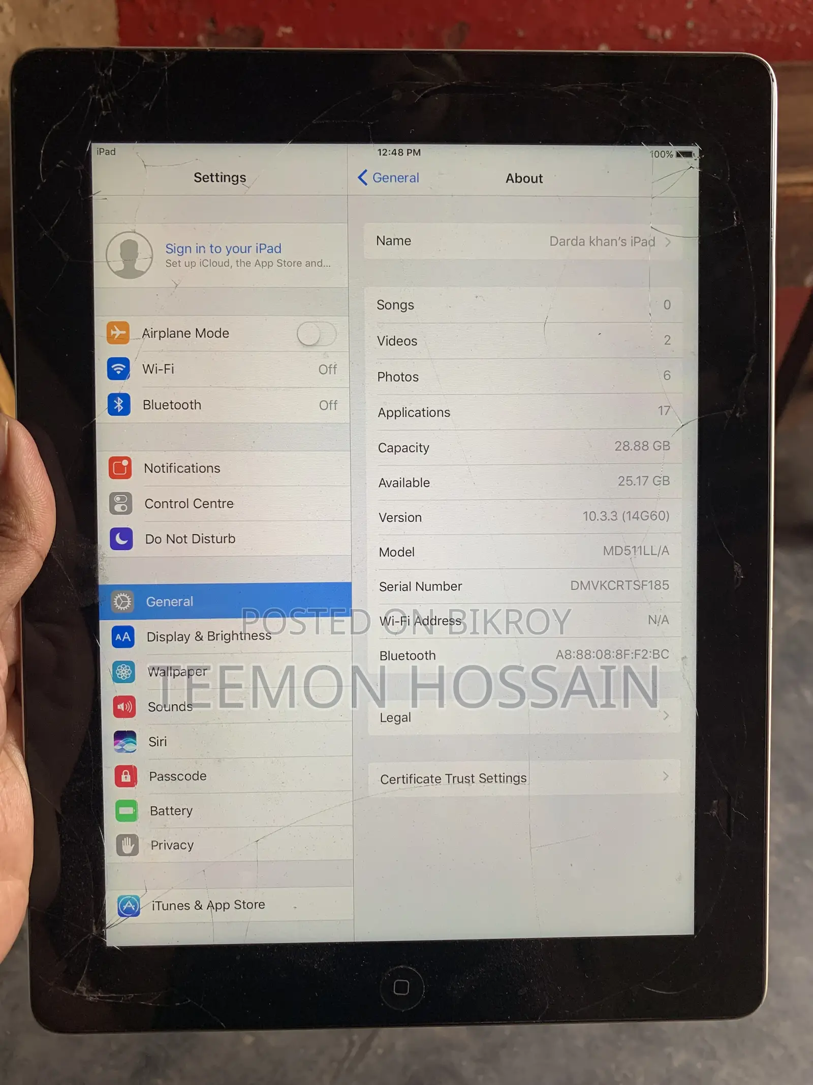 Apple iPad 4 Wi-Fi 32 GB Gray