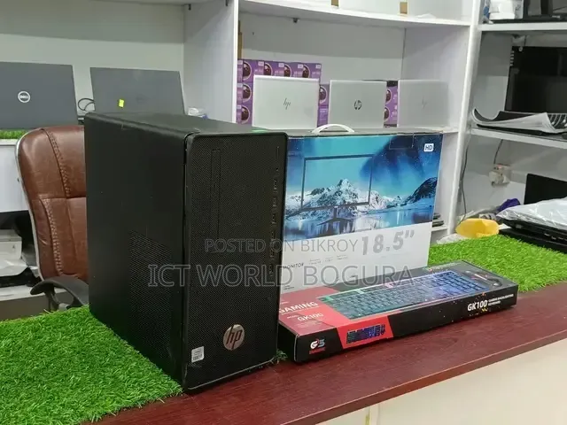 ডেস্কটপ কম্পিউটার এইচপি ৪জিবি ইন্টেল কোর আই৩ এসএসডি ১২৮জিবি