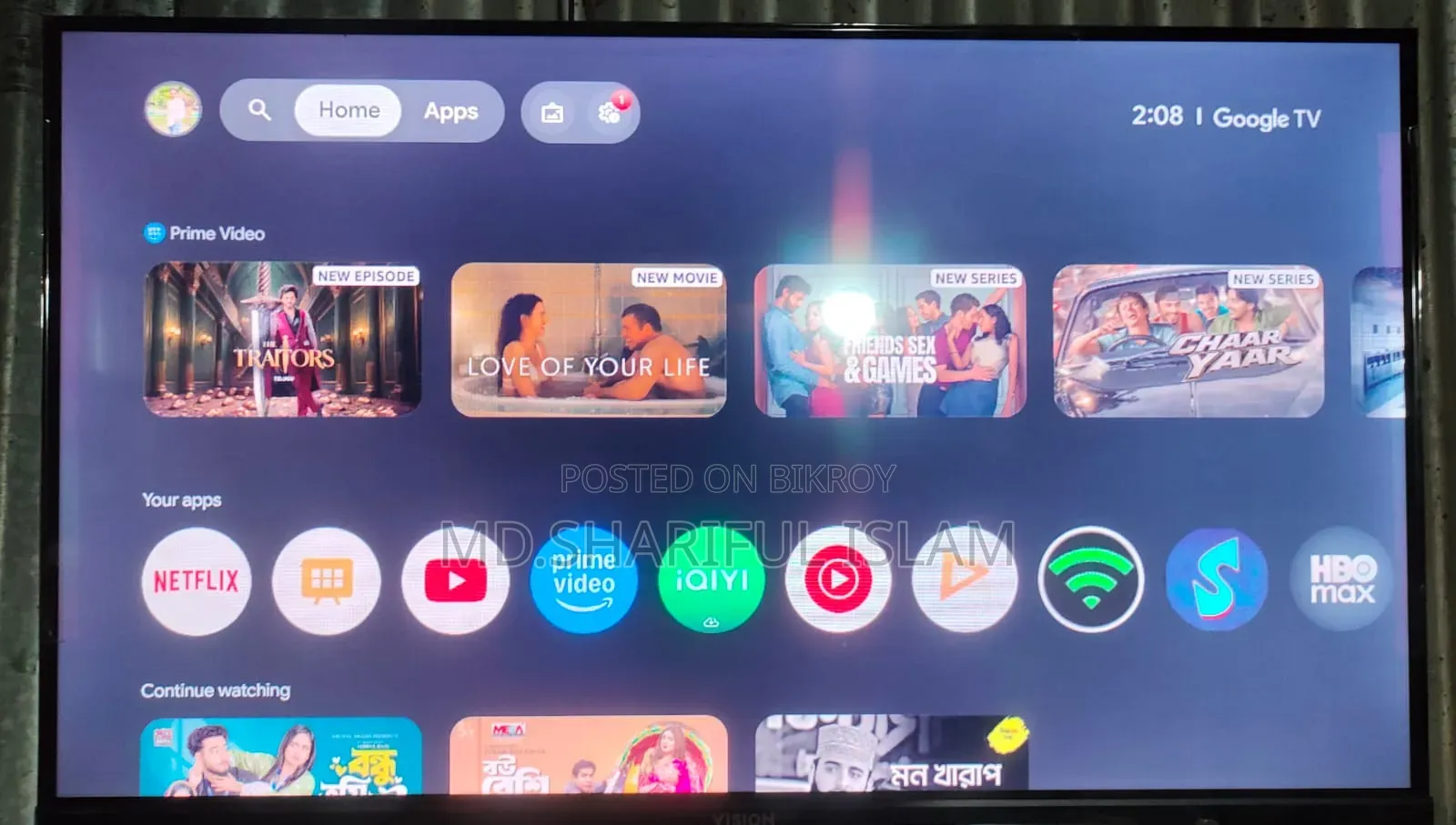 Vision Google TV