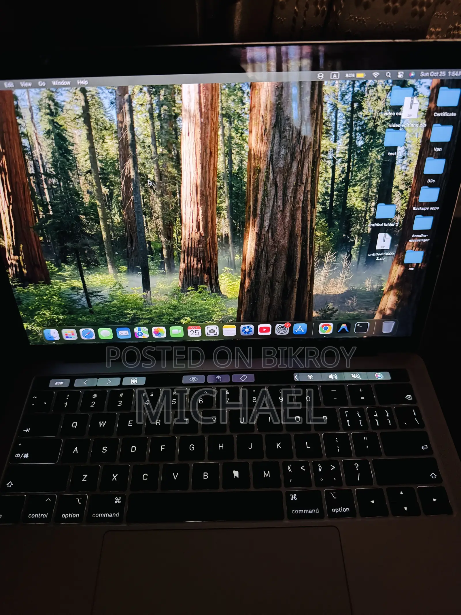 Laptop Apple MacBook Pro 2018 16GB Intel Core i5 SSD 256GB