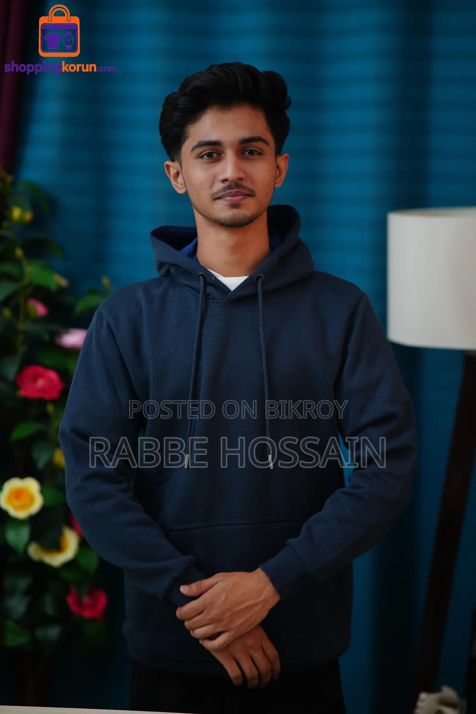 ব্লাক পিজলি হুডি ও ড্রপশোল্ডার কম্বো