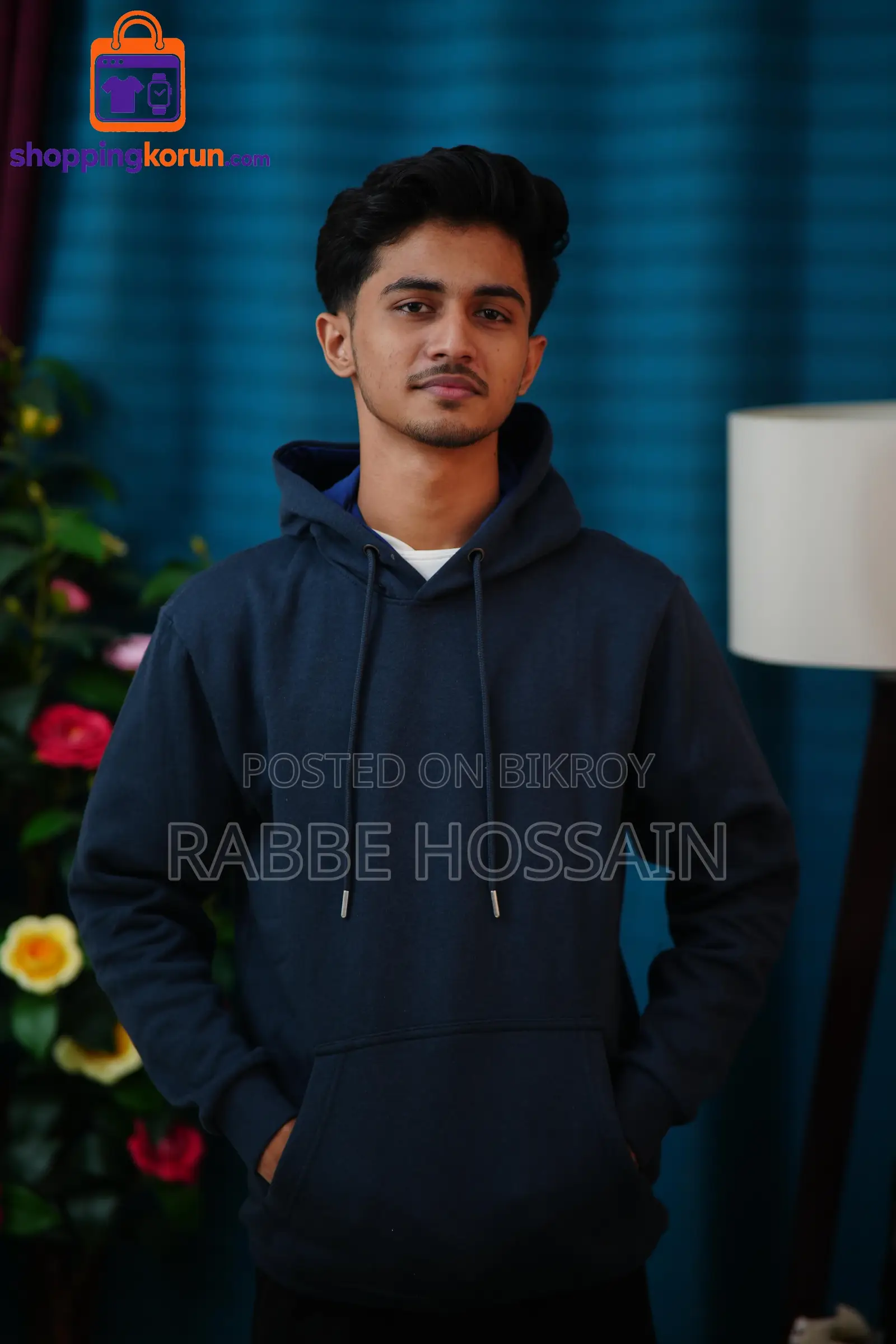 ব্লাক পিজলি হুডি ও ড্রপশোল্ডার কম্বো