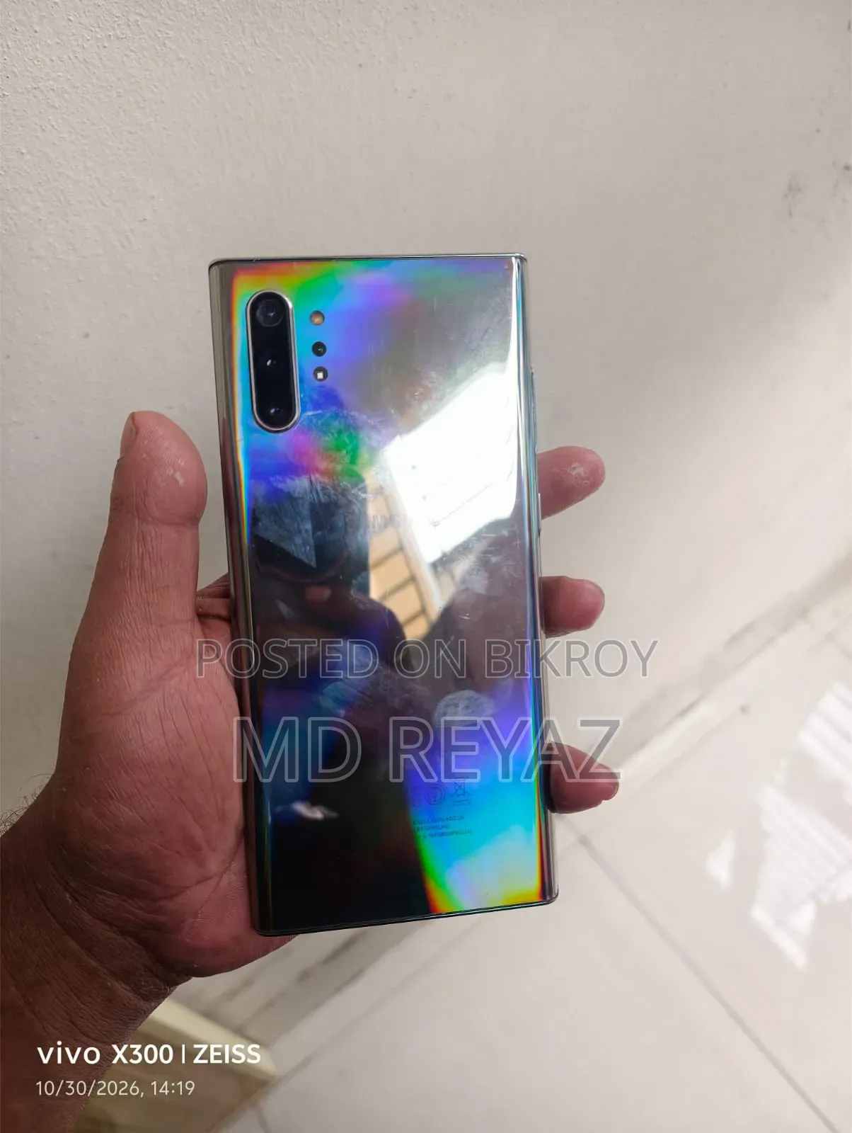 Samsung Galaxy Note 10 Plus 256 GB Silver