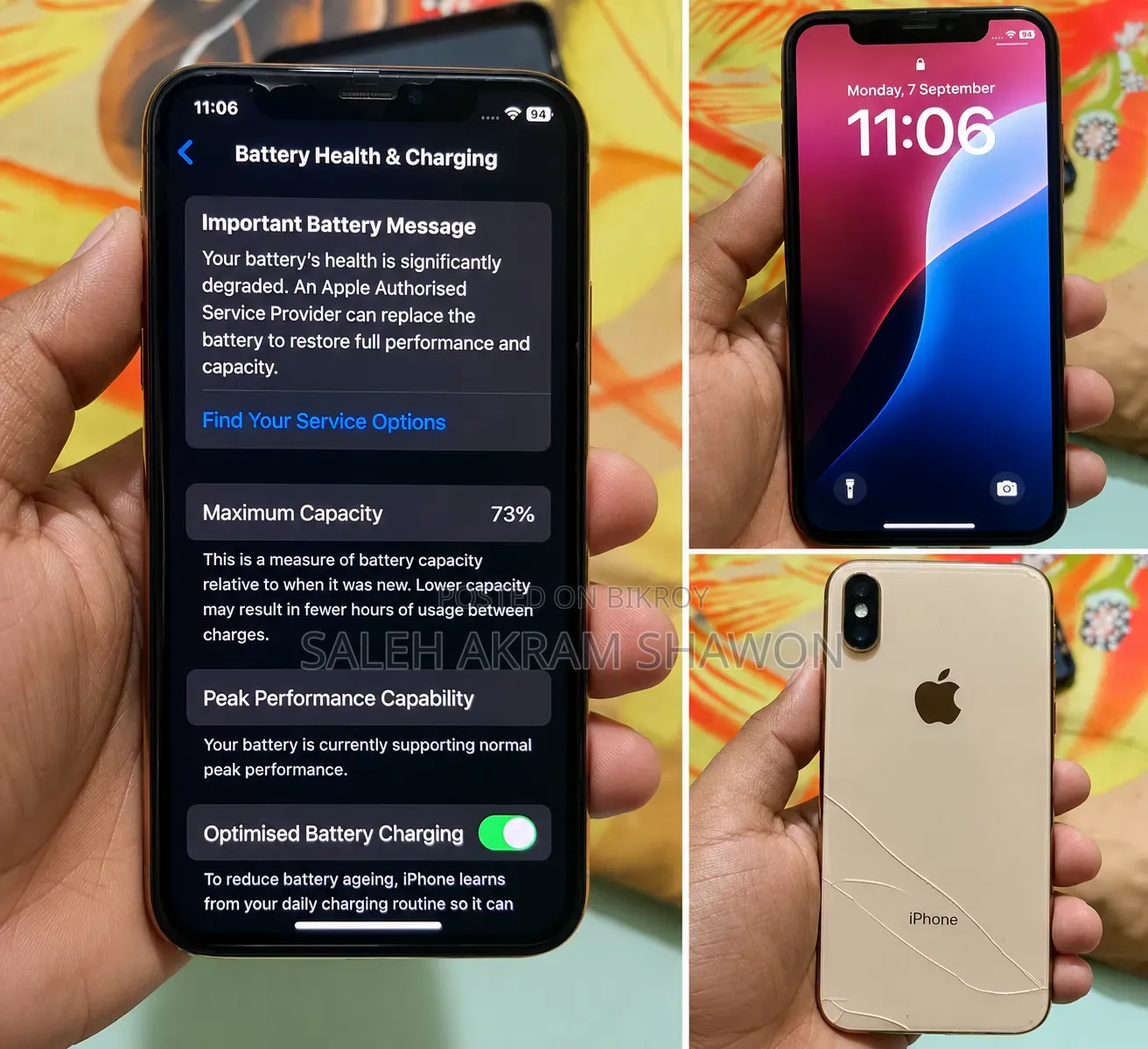 Apple iPhone XS 64 GB Gold