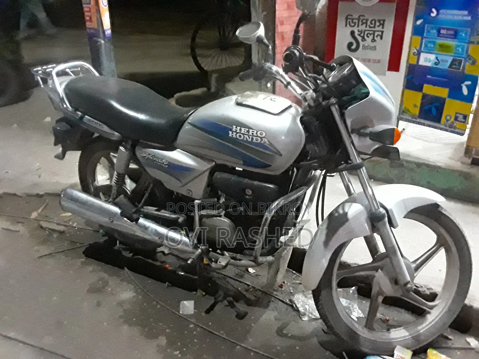Hero Splendor Pro 2012 Silver