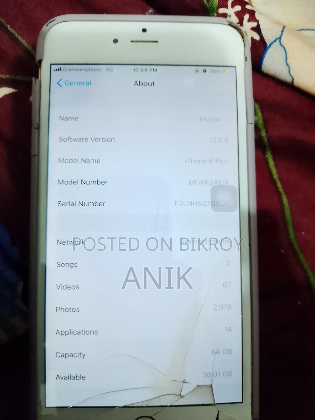 Apple iPhone 6 Plus 64 GB Rose Gold