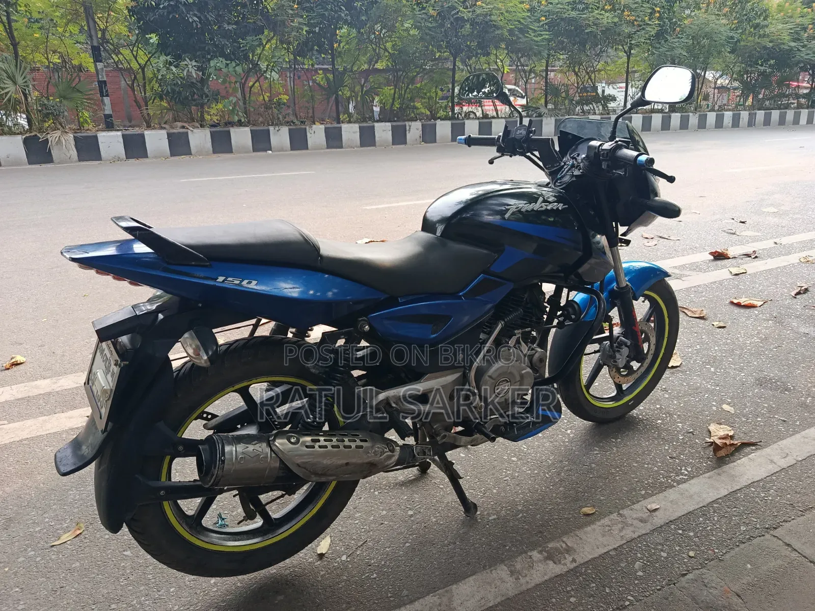 বাজাজ পালসার ১৫০ ২০১২ নীল