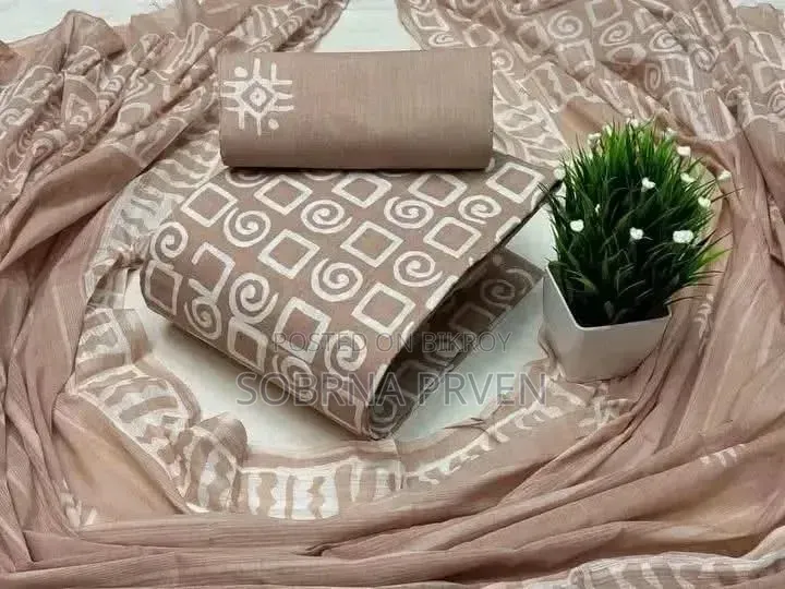 Gorgeous Cotton Batik Three Piece