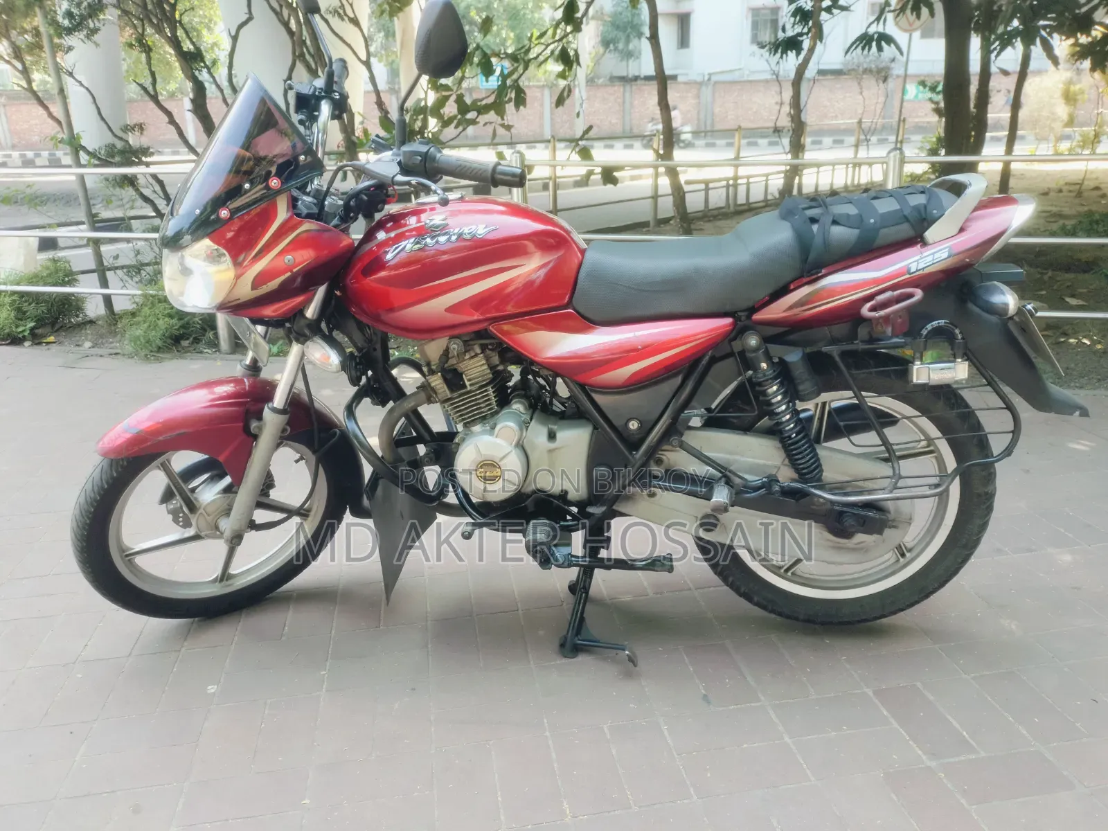 Bajaj Discover 125 2016 Red
