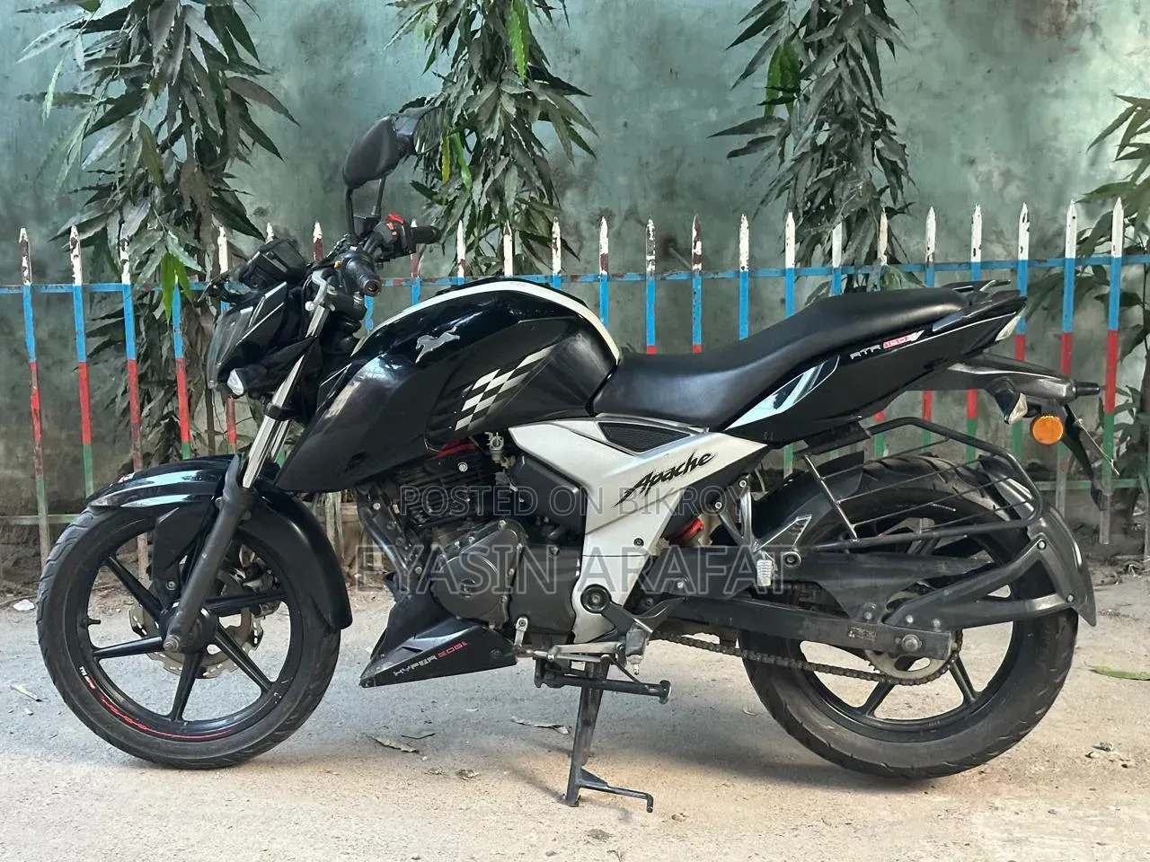 TVS Apache 160 4V 2019 Black