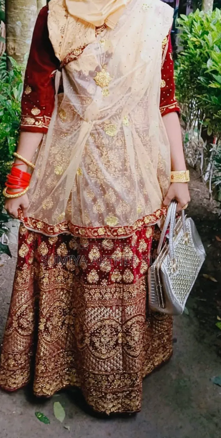 A brand new lehenga will be sold, if anyone wants to take it, knock in the inbox
