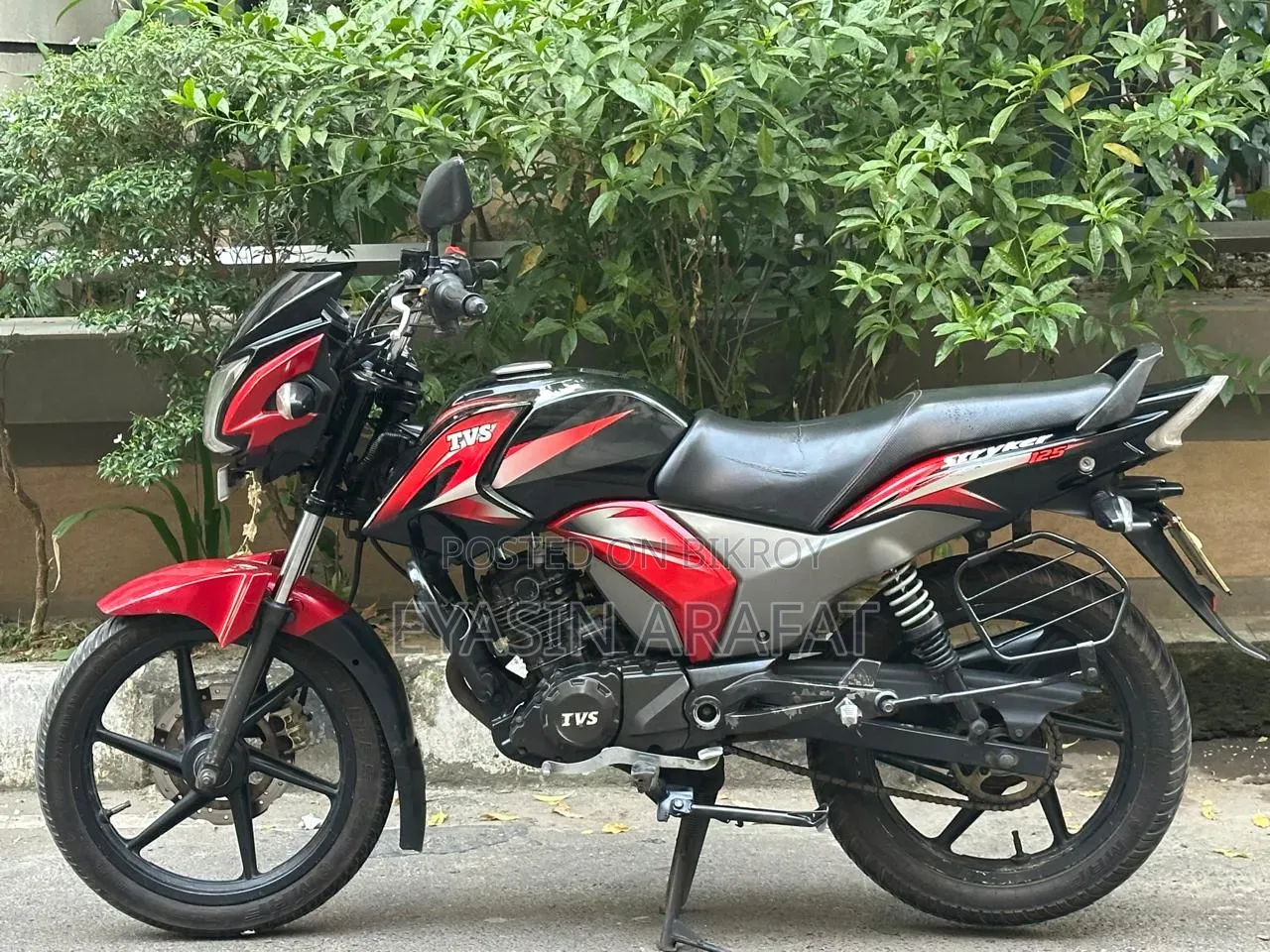 টিভিএস স্ট্রাইকার ১২৫ ২০১৯ লাল