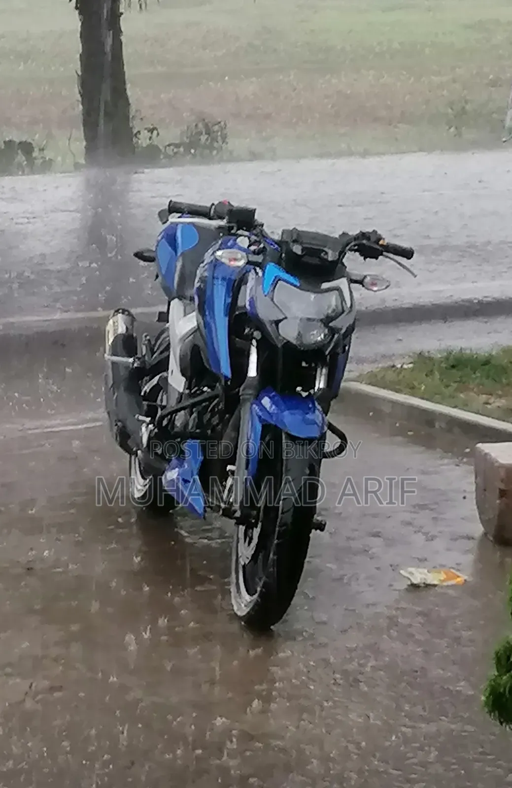 টিভিএস আপাচে ১৬০ ৪ভি ২০২১ নীল