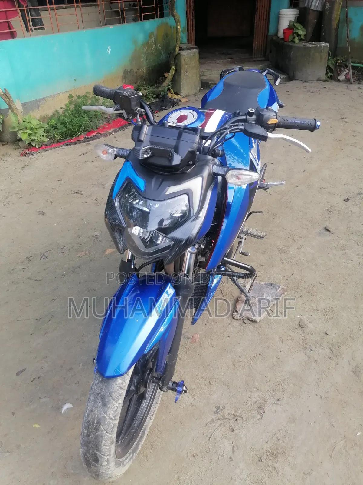 টিভিএস আপাচে ১৬০ ৪ভি ২০২১ নীল