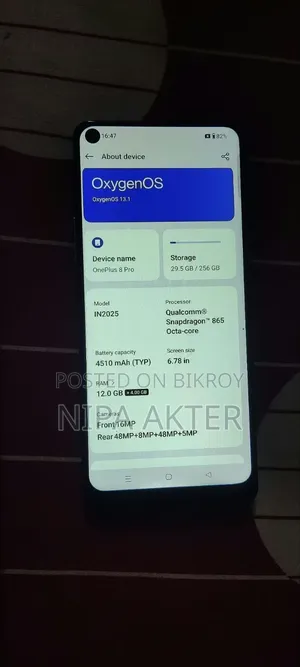 OnePlus 8 Pro 256 GB Blue