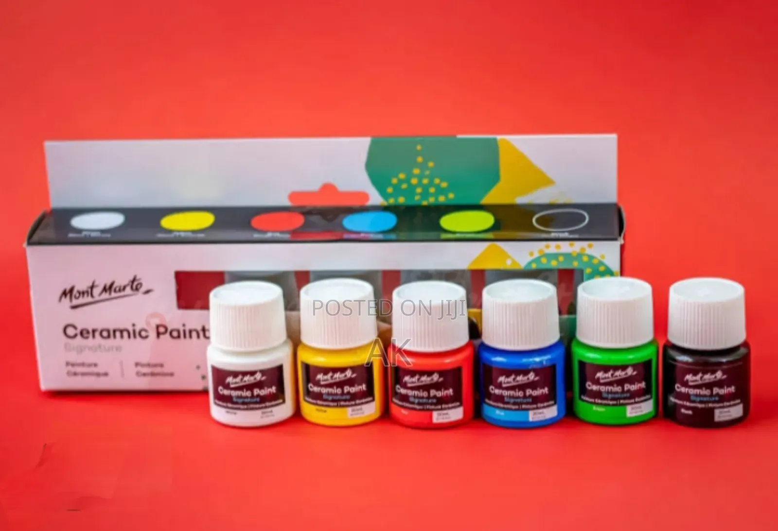 Mon Marte Ceramic Paints 20ml 6 PCS