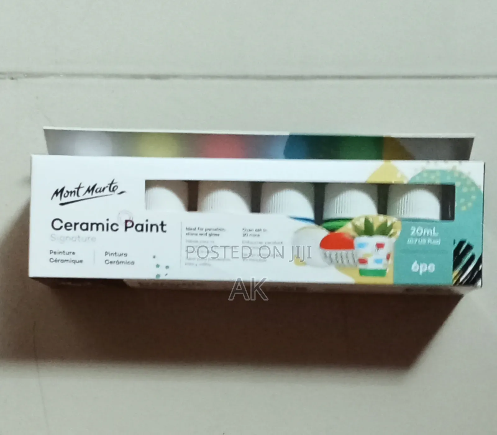 Mon Marte Ceramic Paints 20ml 6 PCS