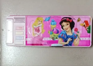 Pencil Box for Girls Four Switch Double Part