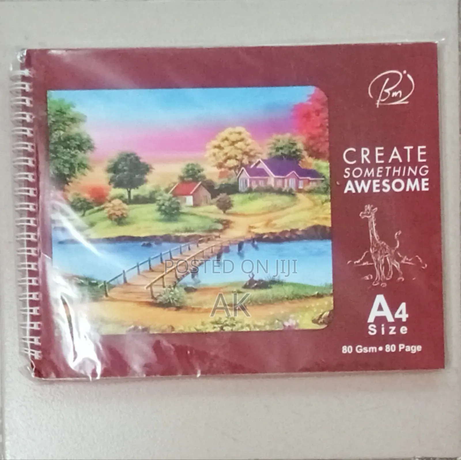 Sketch Book A4 80 Gsm, 80 Page 