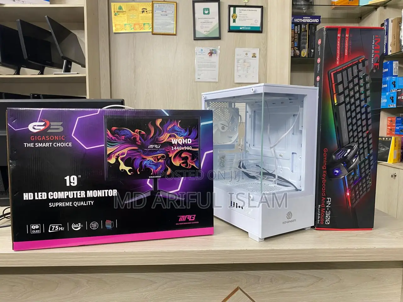 New RGB Lighting Computer_intel Core I5 ( 4th Gen)_ram 8gb_s