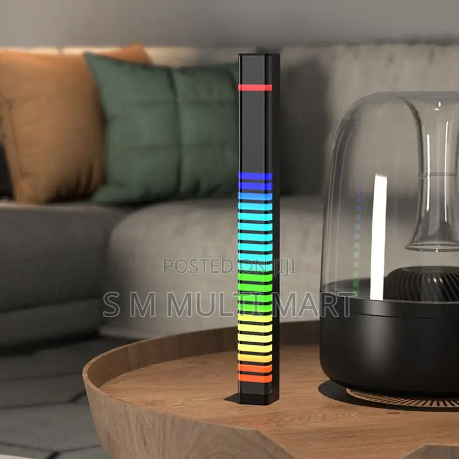 3d RGB App Control Rechargeable Rhythm Light With Voice-Acti