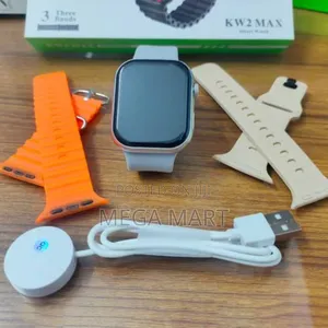 Keqiwear KW2 Max Smartwatch With 3 Bracelets – 49mm
(922)