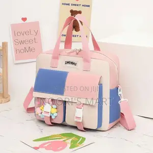 Waterproof High Capacity Contrast Backpack for Student