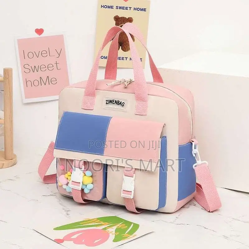 Waterproof High Capacity Contrast Backpack for Student