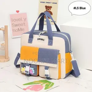 Waterproof High Capacity Contrast Backpack for Student