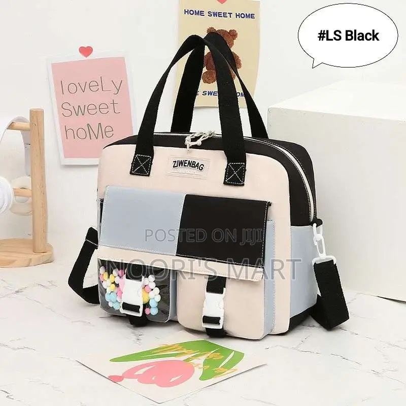 Waterproof High Capacity Contrast Backpack for Student