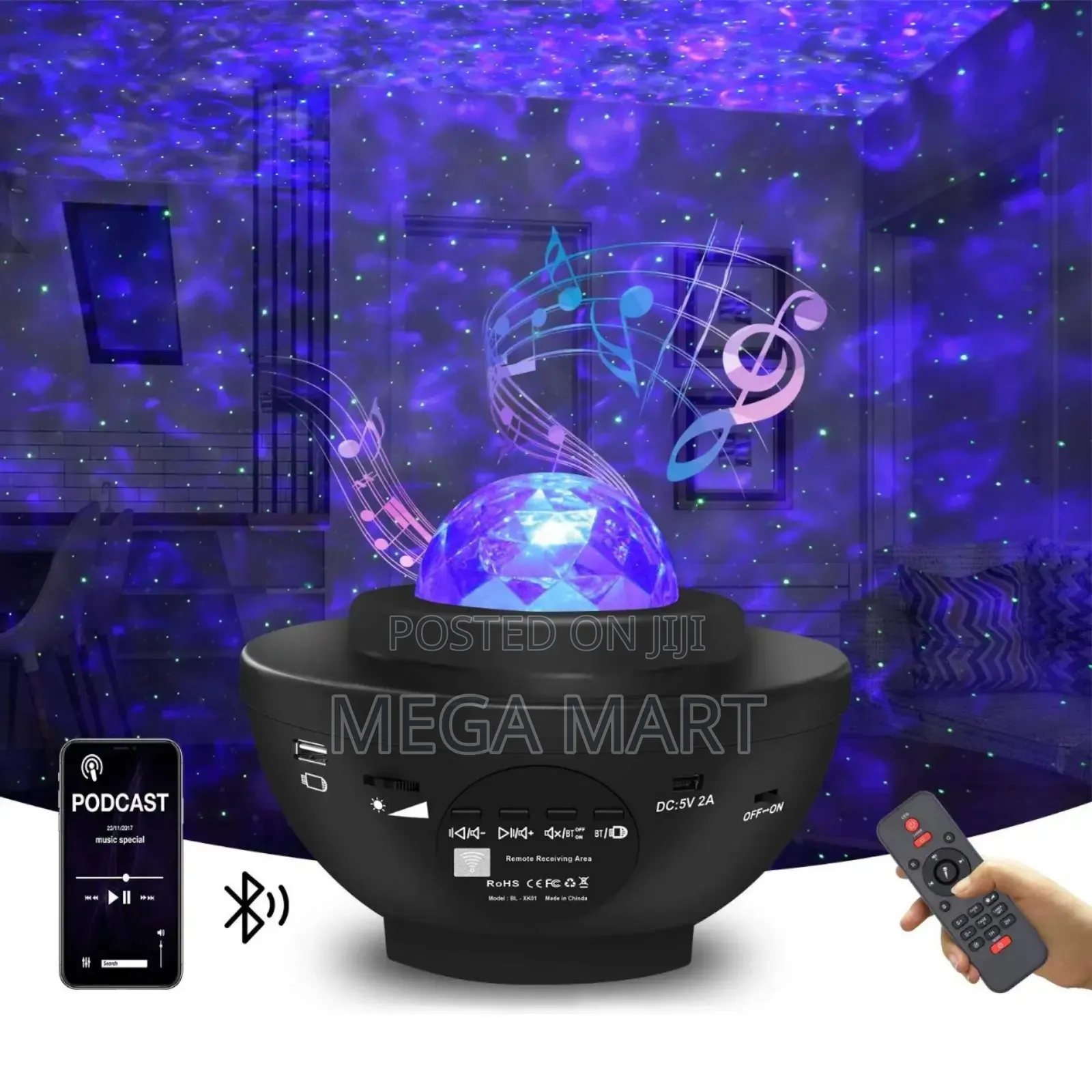 Galaxy Projector Starry Sky LED Night Light(1091