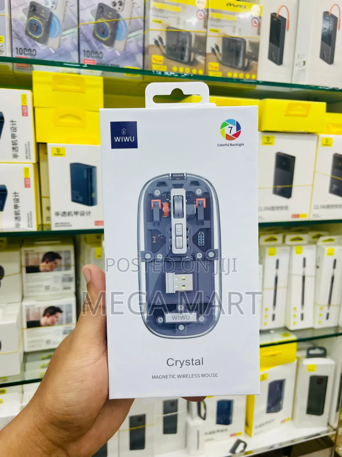 Wiwu Crystal Transparent Wireless Mouse
(680
