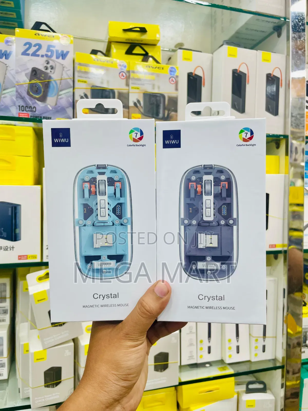 Wiwu Crystal Transparent Wireless Mouse
(680