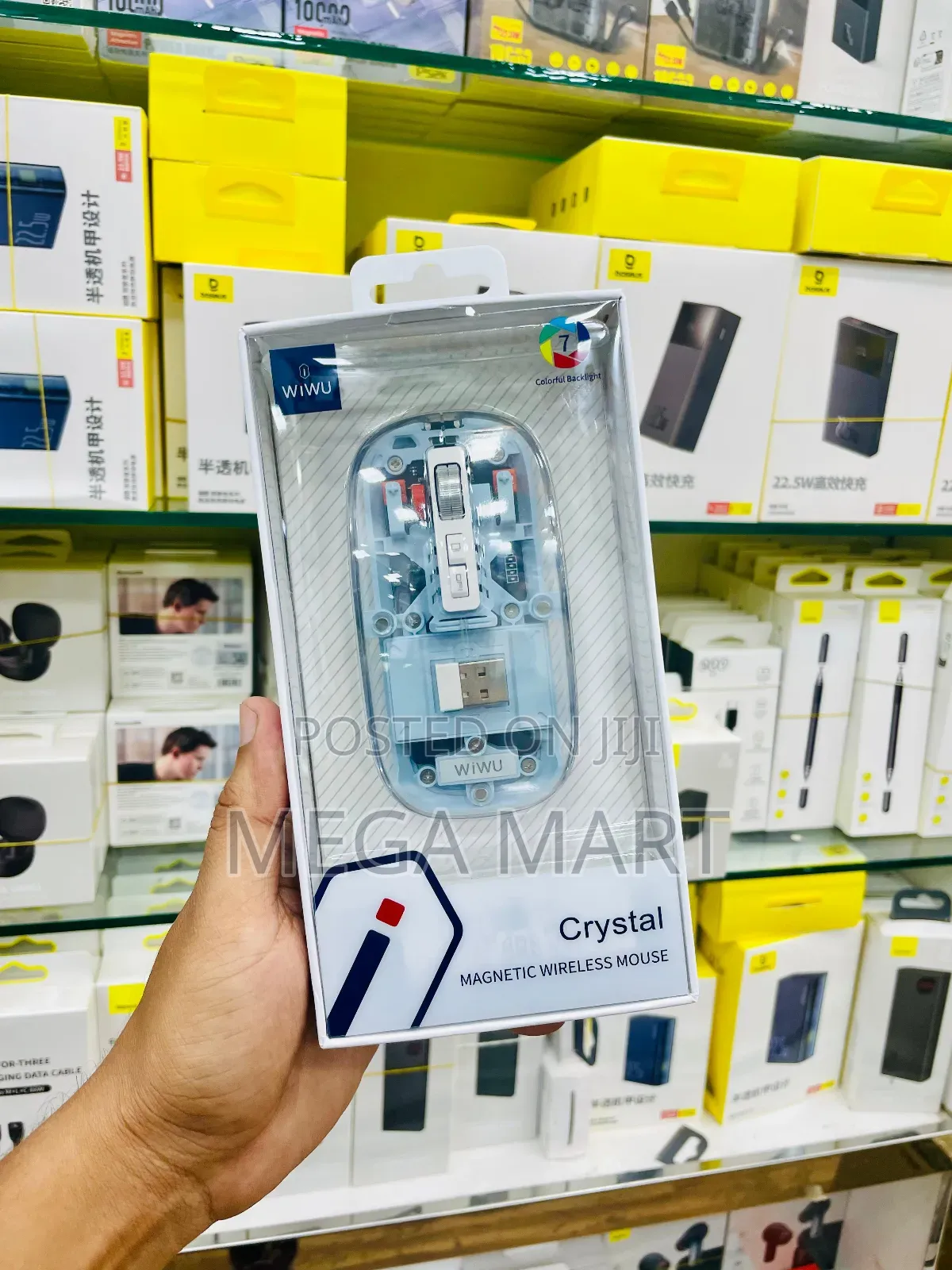 Wiwu Crystal Transparent Wireless Mouse
(680