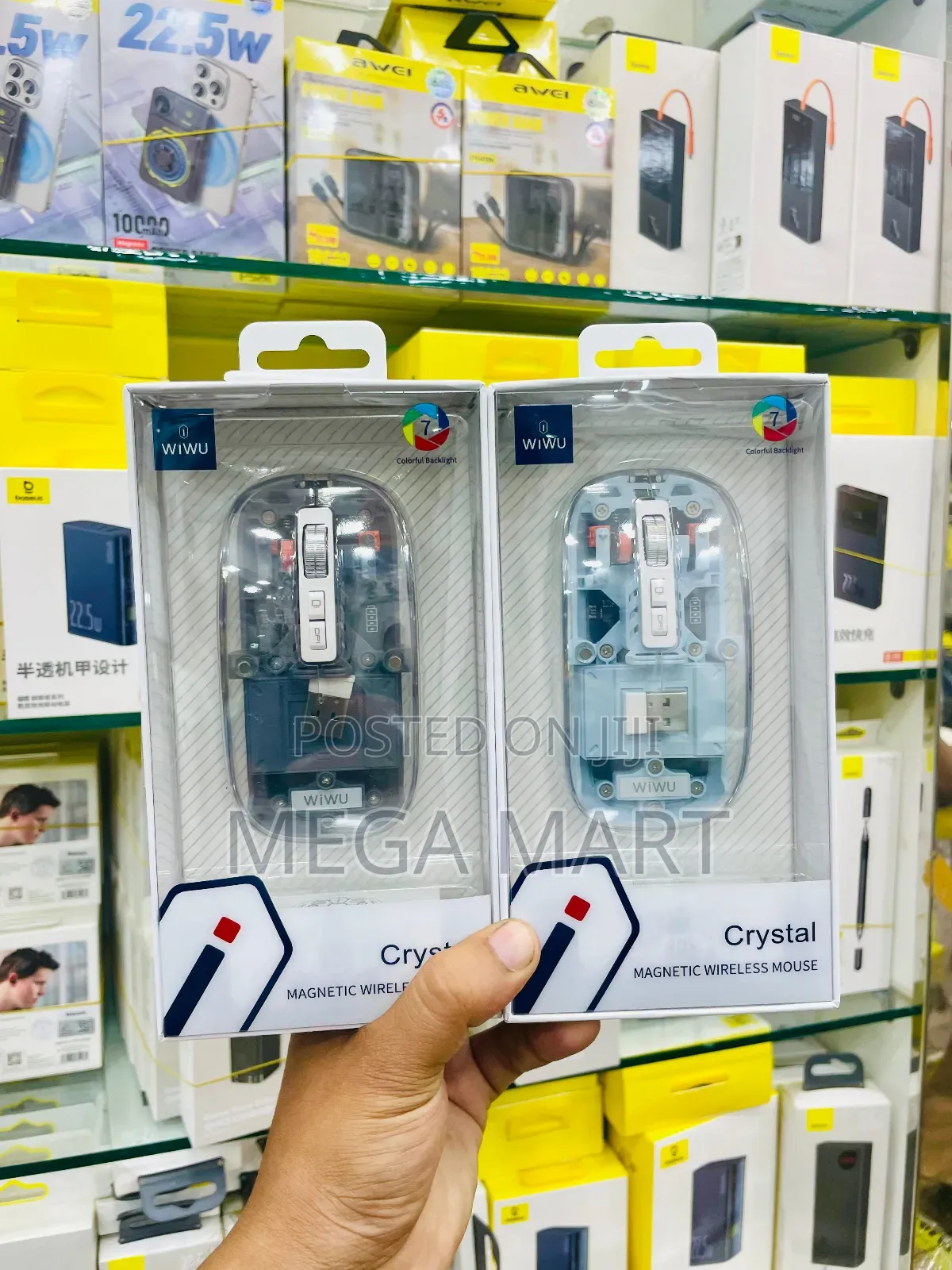 Wiwu Crystal Transparent Wireless Mouse
(680