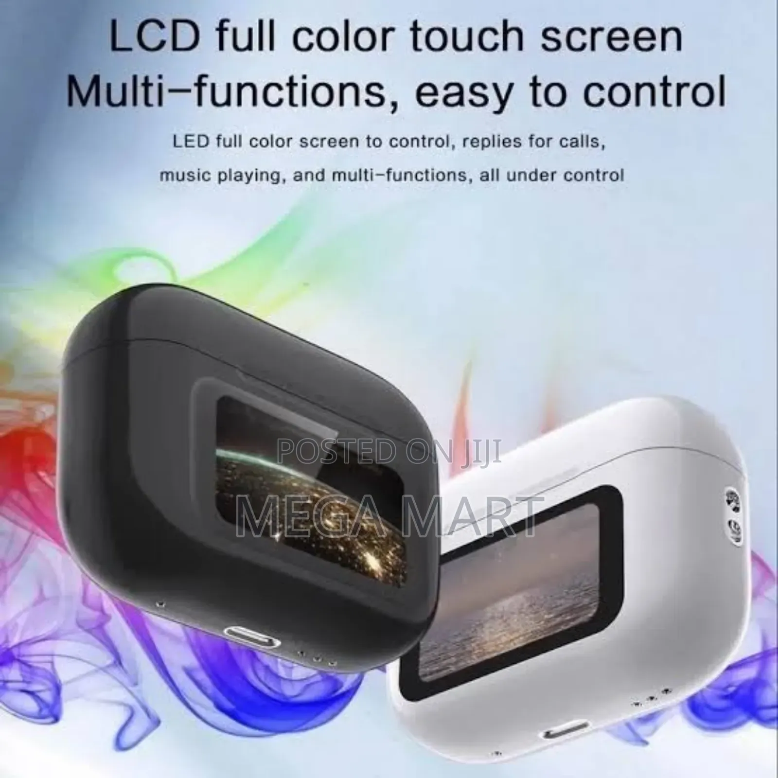 A9 Pro ANC Earbuds Touch Screen Display (597