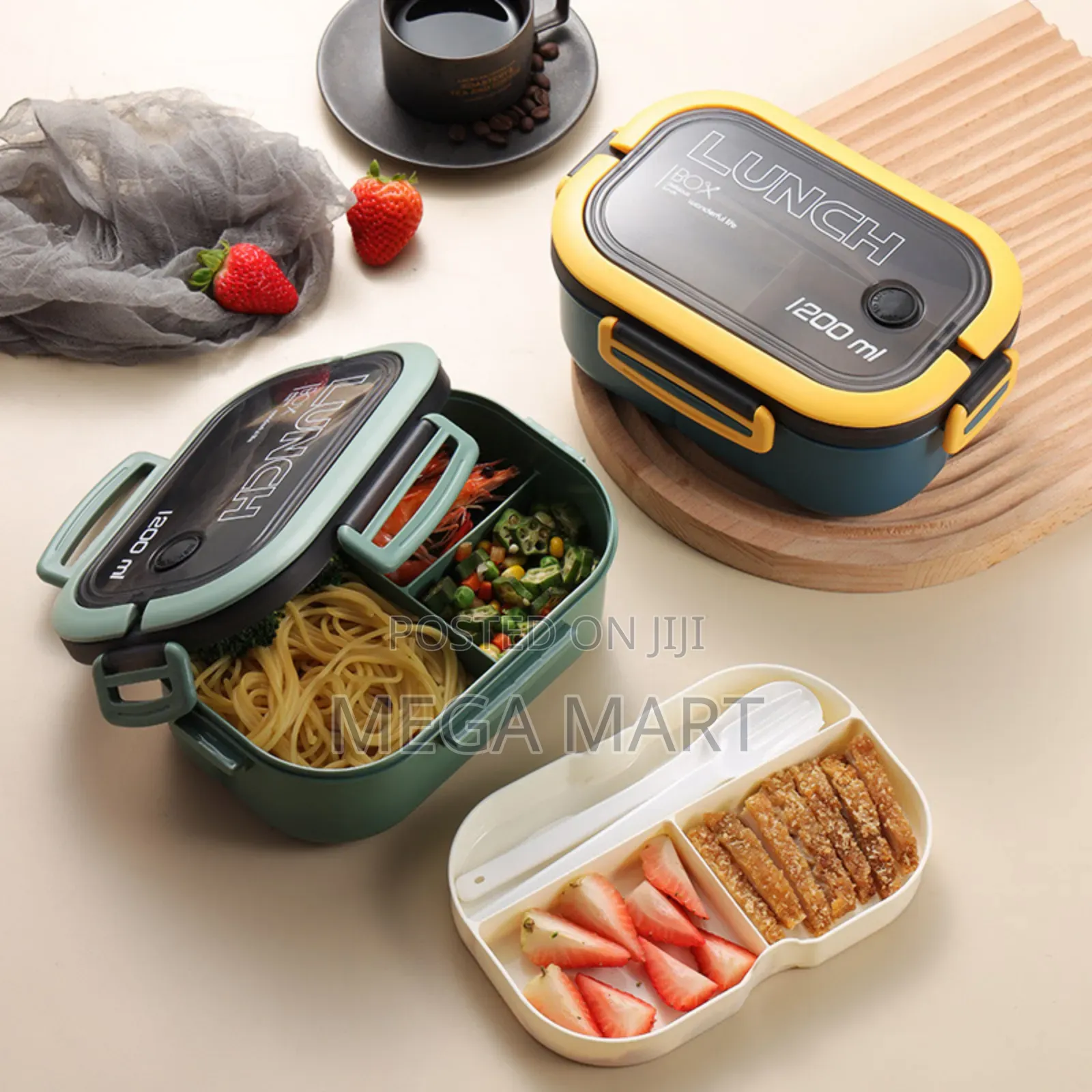 Premium Imported Tiffin Box With Cutlery (P-115